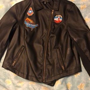 Leather jacket from torrid great condition